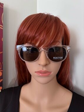 Reaction Kenneth Cole Clear Frame Sunglasses Unisex